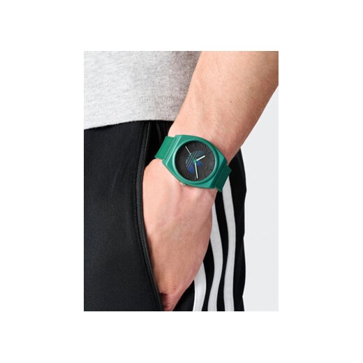 adidas Zegarek Project Two GRFX AOST24552 Zielony uniwersalny MODIVO