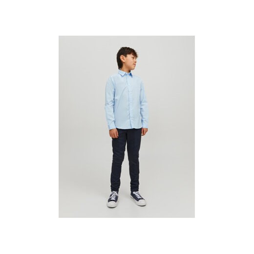 Jack&Jones Junior Koszula 12223343 Błękitny Regular Fit Jack&jones Junior 140 MODIVO