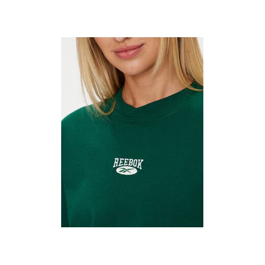 Reebok T-Shirt Cl Ae Archive Sm Logo Tee 100076222 Zielony Regular Fit Reebok S MODIVO