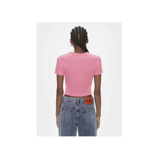 Hugo T-Shirt Deluisa_1 50508636 Różowy Slim Fit XL MODIVO