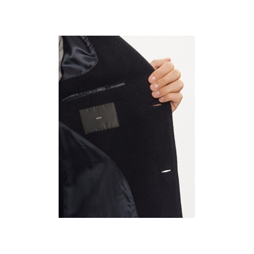 Liu Jo Płaszcz wełniany QXX009 T2583 Granatowy Regular Fit Liu Jo 50 MODIVO
