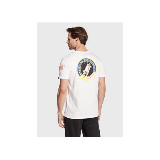 Alpha Industries T-Shirt Space Shuttle 176507 Biały Regular Fit Alpha Industries L MODIVO