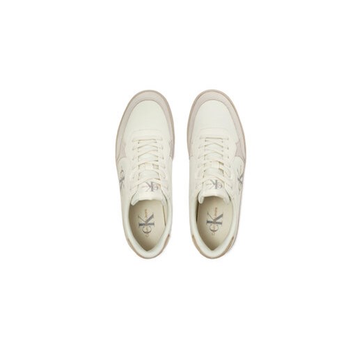 Calvin Klein Jeans Sneakersy Classic Cupsole Low Mix Mtl YM0YM01033 Écru 45 MODIVO
