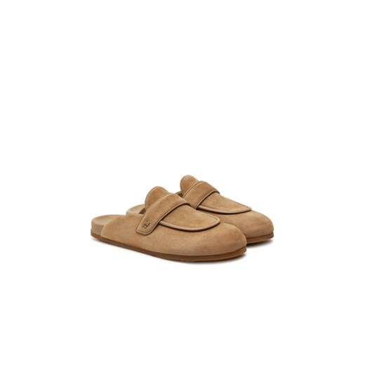 Max Mara Klapki Manly 2424526331600 Beżowy Max Mara 39 MODIVO