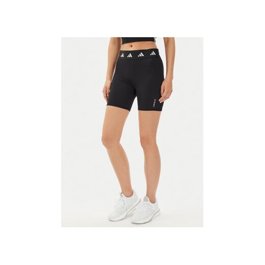 adidas Szorty sportowe Techfit HF6683 Czarny Slim Fit XS MODIVO