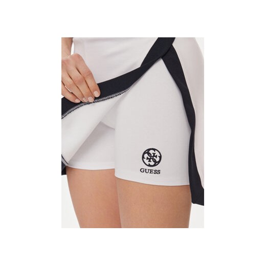 Guess Spódnica mini V4GD00 KBP41 Biały Slim Fit Guess XS MODIVO