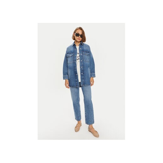 Weekend Max Mara Kurtka jeansowa Tartufo 2425086051650 Granatowy Oversize 42 MODIVO