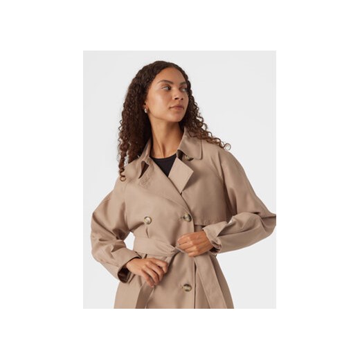 Vero Moda Trencz Doreen 10301287 Beżowy Regular Fit Vero Moda XL MODIVO