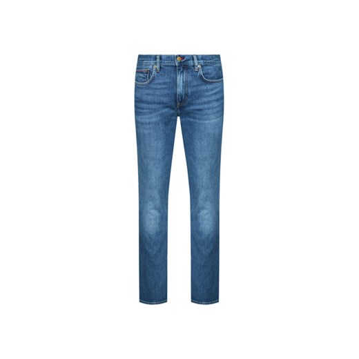 Tommy Hilfiger Jeansy Denton MW0MW15603 Niebieski Straight Fit Tommy Hilfiger 34_34 MODIVO