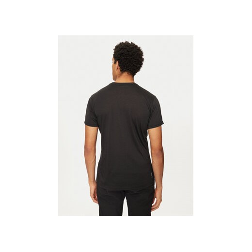 Salewa Koszulka techniczna Solidlogo Dry 27018 Czarny Regular Fit L MODIVO