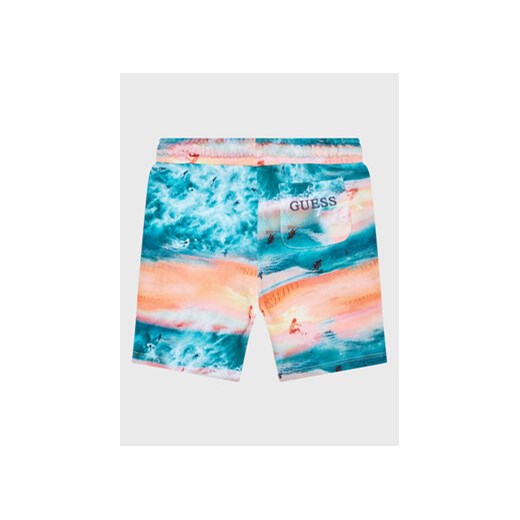 Guess Szorty sportowe N3GD04 KA6R3 Pomarańczowy Regular Fit Guess 6Y MODIVO