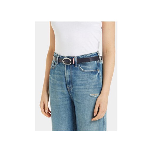 Tommy Hilfiger Pasek Damski Chic 2.5 Corp AW0AW16169 Granatowy Tommy Hilfiger 90 MODIVO