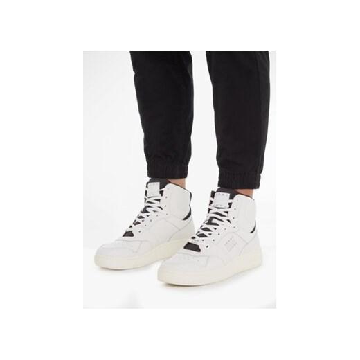 Tommy Jeans Sneakersy Basket Mid EM0EM01258 Biały Tommy Jeans 42 MODIVO
