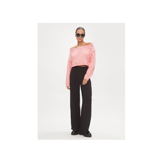 Tommy Jeans Bluza DW0DW17956 Różowy Cropped Fit Tommy Jeans L MODIVO