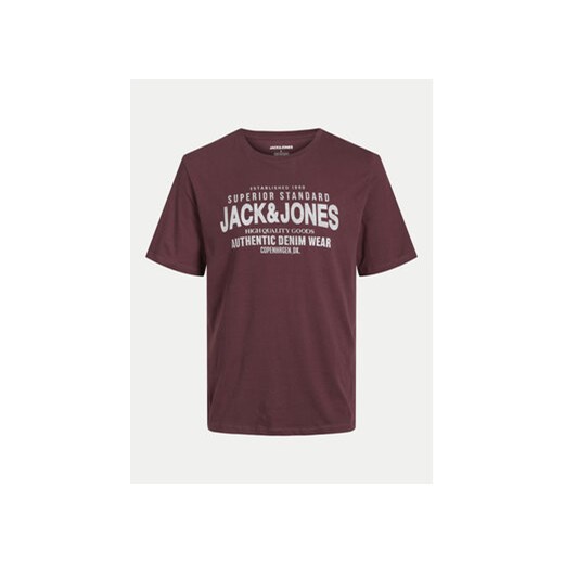 Jack&Jones T-Shirt Jeans 12256779 Czerwony Standard Fit M MODIVO