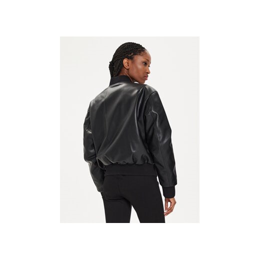 Calvin Klein Jeans Kurtka z imitacji skóry J20J223546 Czarny Regular Fit XS MODIVO
