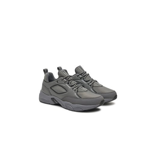 Calvin Klein Sneakersy Retro Tennis Low Laceup Mtl YM0YM00991 Szary Calvin Klein 43 MODIVO