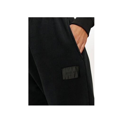 REPLAY Spodnie dresowe W8086B.000.23040P Czarny Regular Fit Replay S MODIVO