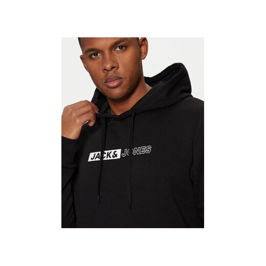 Jack&Jones Bluza 12233599 Czarny Regular Fit XL MODIVO