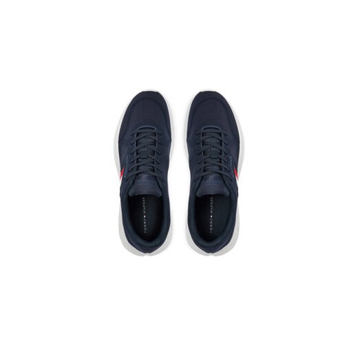 Tommy Hilfiger Sneakersy Modern Runner Knit Evo Ess FM0FM05245 Granatowy Tommy Hilfiger 43 MODIVO
