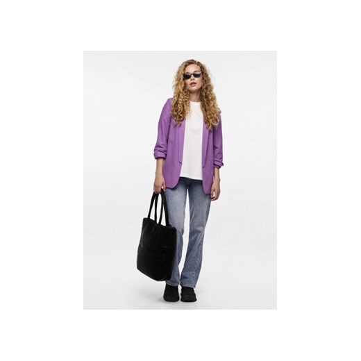 Pieces Marynarka Bosella 17090996 Fioletowy Regular Fit Pieces S MODIVO