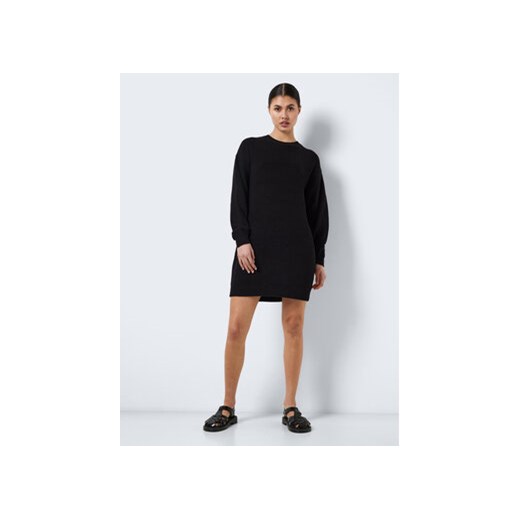 Noisy May Sukienka dzianinowa Maysa 27027577 Czarny Loose Fit Noisy May S MODIVO