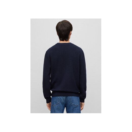 Hugo Sweter Stoppo 50492803 Granatowy Relaxed Fit XL MODIVO