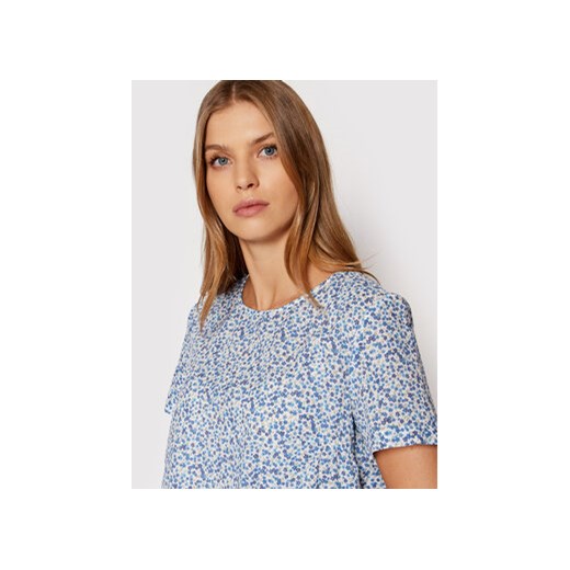 United Colors Of Benetton Bluzka 5OA95QBA4 Niebieski Regular Fit United Colors Of Benetton S MODIVO