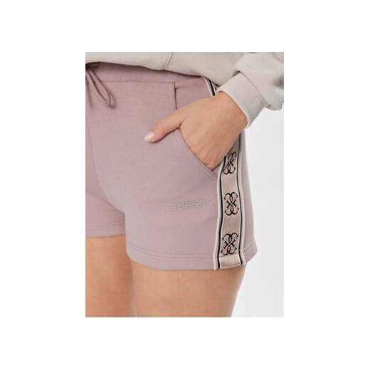 Guess Szorty sportowe Britney V3GD13 KB3P2 Beżowy Loose Fit Guess S MODIVO