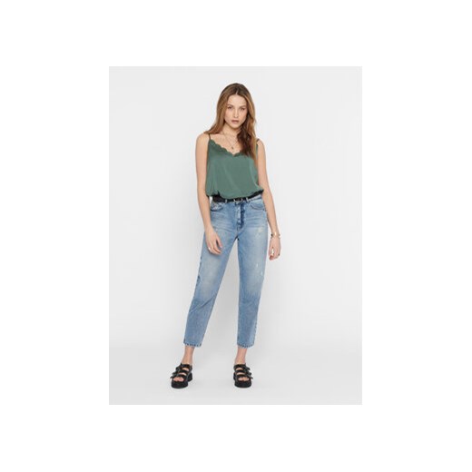 ONLY Top Debbie 15176550 Zielony Regular Fit 40 MODIVO
