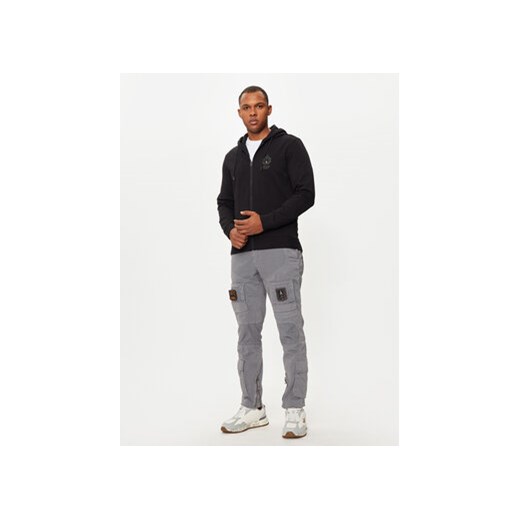 Aeronautica Militare Bluza 242FE1974F459 Czarny Regular Fit Aeronautica Militare L MODIVO