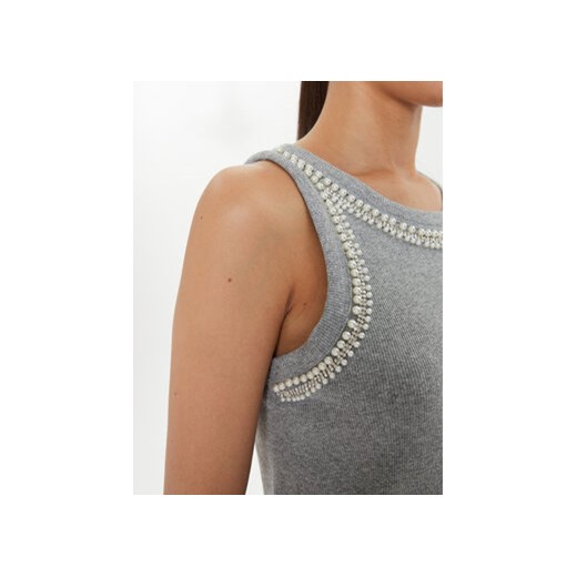 ViCOLO Top RB0606 Szary Slim Fit Vicolo one size MODIVO