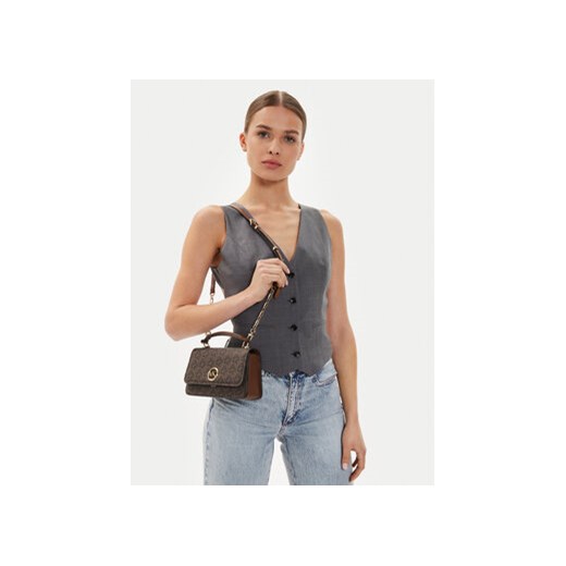 MICHAEL Michael Kors Torebka Delancey 32T4GD8C5B Brązowy Michael Michael Kors uniwersalny MODIVO