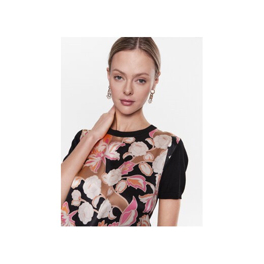 Luisa Spagnoli Sweter Mitre 57853 Czarny Regular Fit Luisa Spagnoli L MODIVO