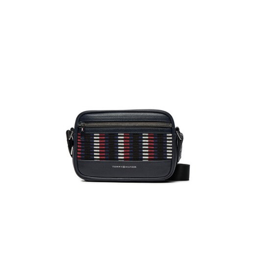 Tommy Hilfiger Saszetka Th Corp Leather Camera AM0AM12722 Granatowy Tommy Hilfiger one size MODIVO