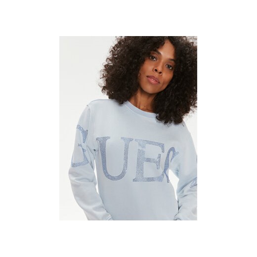 Guess Bluza Vintage Logo W4GQ10 KC8I0 Niebieski Relaxed Fit Guess XS MODIVO