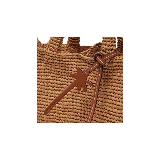 Manebi Torebka Handcrafted Raffia Sunset Bag Mini V 2.2 CO Beżowy Manebi uniwersalny MODIVO