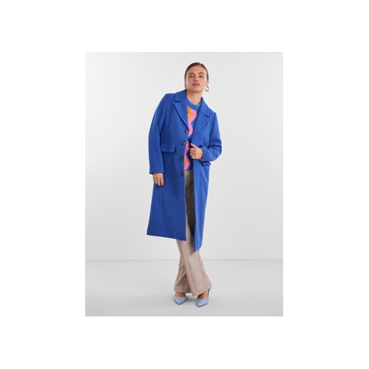 YAS Płaszcz przejściowy 26030713 Niebieski Regular Fit Yas XXL MODIVO