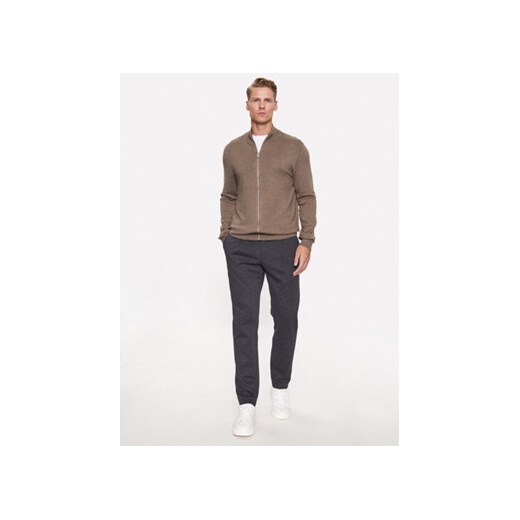 Lindbergh Sweter 30-800143 Beżowy Slim Fit M MODIVO