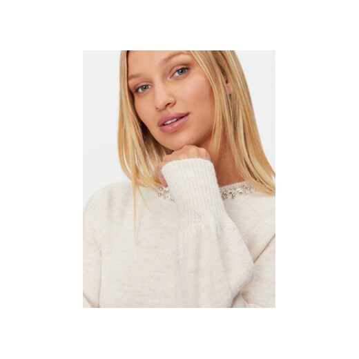 ONLY Sweter Elsa 15210667 Beżowy Regular Fit M MODIVO