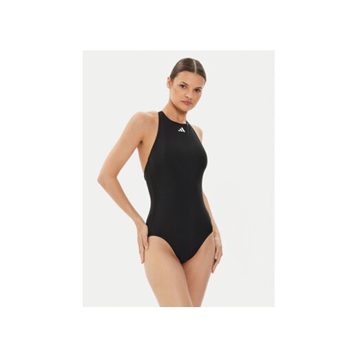 adidas Strój kąpielowy Tape Swimsuit HR6474 Czarny ze sklepu MODIVO w kategorii Stroje kąpielowe - zdjęcie 176664757