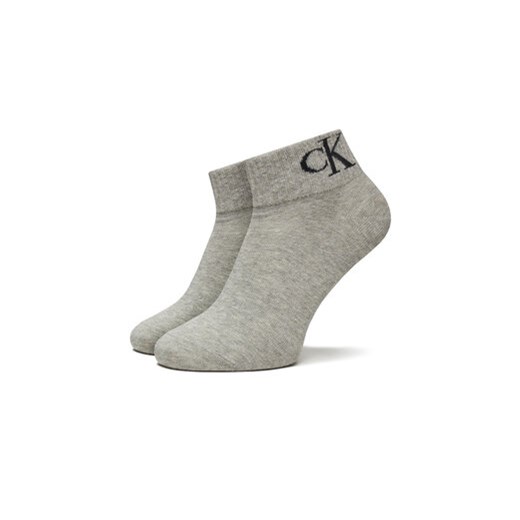 Calvin Klein Jeans Zestaw 2 par wysokich skarpet damskich 701228813 Szary 35_38 MODIVO