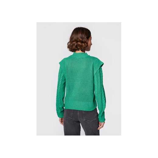 Brave Soul Sweter LK-248MAGGIE Zielony Regular Fit S MODIVO