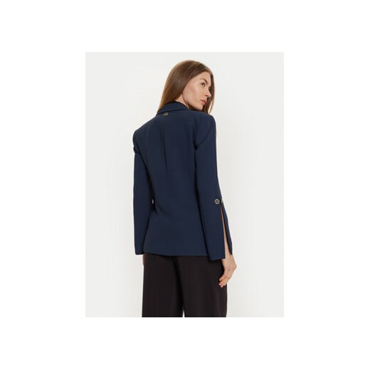 TWINSET Marynarka 242TP2350 Granatowy Regular Fit Twinset 40 MODIVO