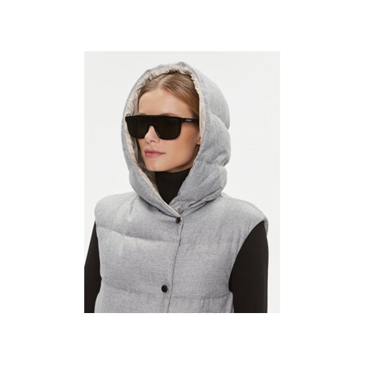 Peserico Bezrękawnik S03308D Szary Regular Fit Peserico 38 MODIVO