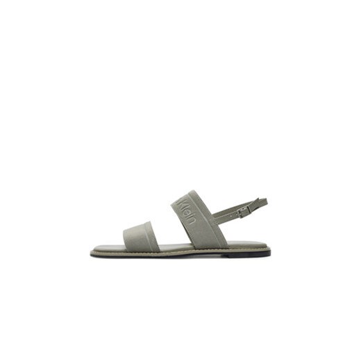 Calvin Klein Sandały Flat Sandal He HW0HW01990 Szary Calvin Klein 41 MODIVO