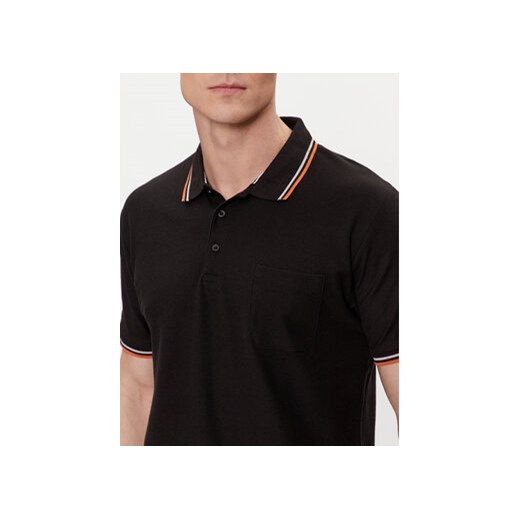 Brave Soul Polo MPS-149COSMO Czarny Straight Fit S MODIVO