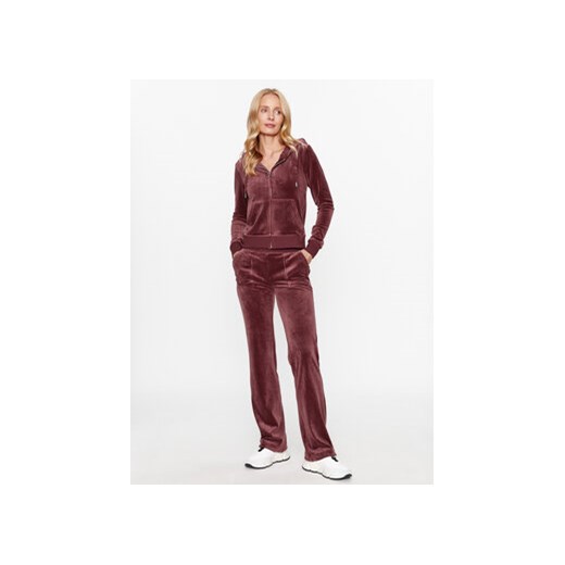 Juicy Couture Spodnie dresowe Del Ray JCAP180 Bordowy Straight Fit Juicy Couture S MODIVO
