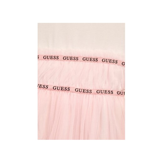 Guess Sukienka elegancka J4RK26 K6YW0 Różowy Regular Fit Guess 16Y MODIVO
