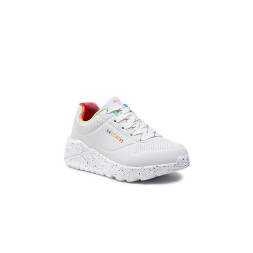 Skechers Sneakersy Rainbow Speckle 310456L/WMLT Biały ze sklepu MODIVO w kategorii Buty sportowe dziecięce - zdjęcie 176670096